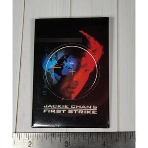 First Strike Movie Promo Pin Badge Button Pinback Jackie Chan